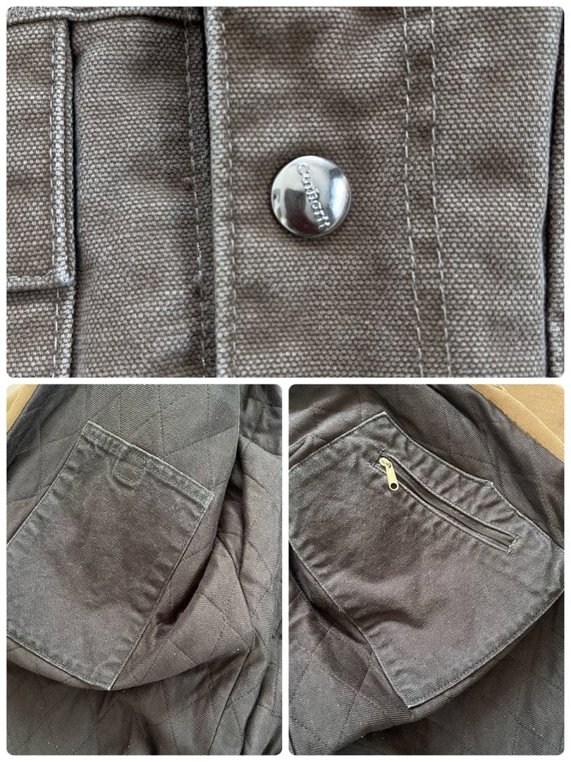 【レア】Carhartt カバーオール　トラディショナルコート　XL 　企業ロゴ