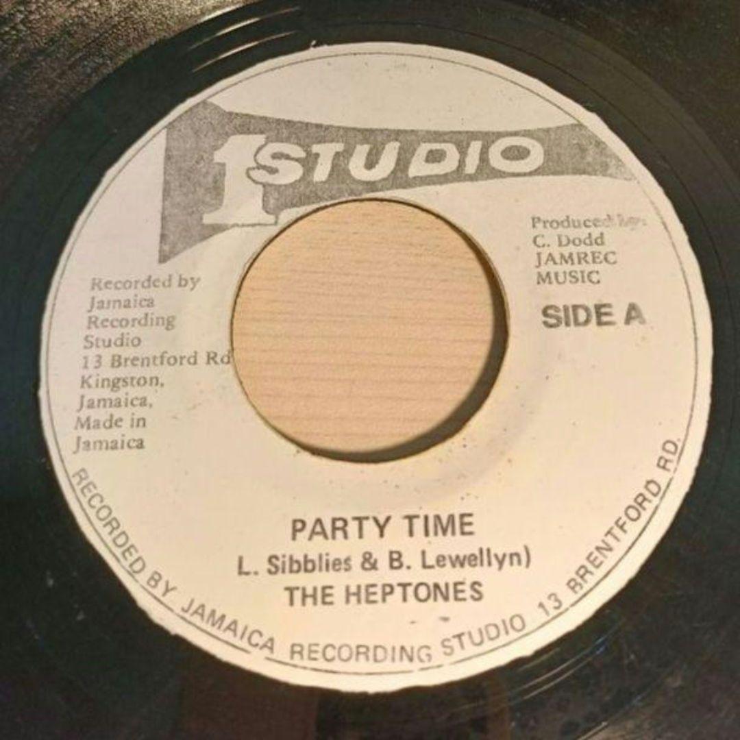 ☆名盤　レゲエ　７インチ　THE HEPTONES/ PARTY TIME