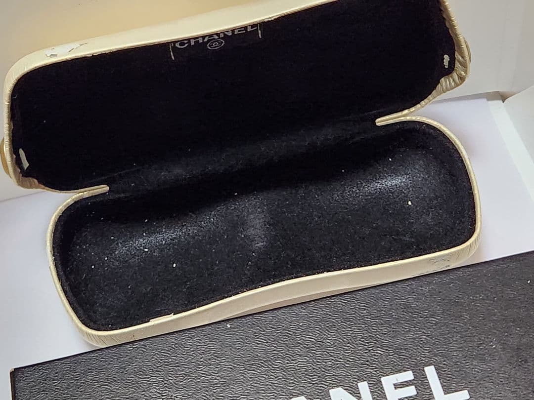 CHANEL.オレンジグラデーション ラインストーン　サングラス シャネル