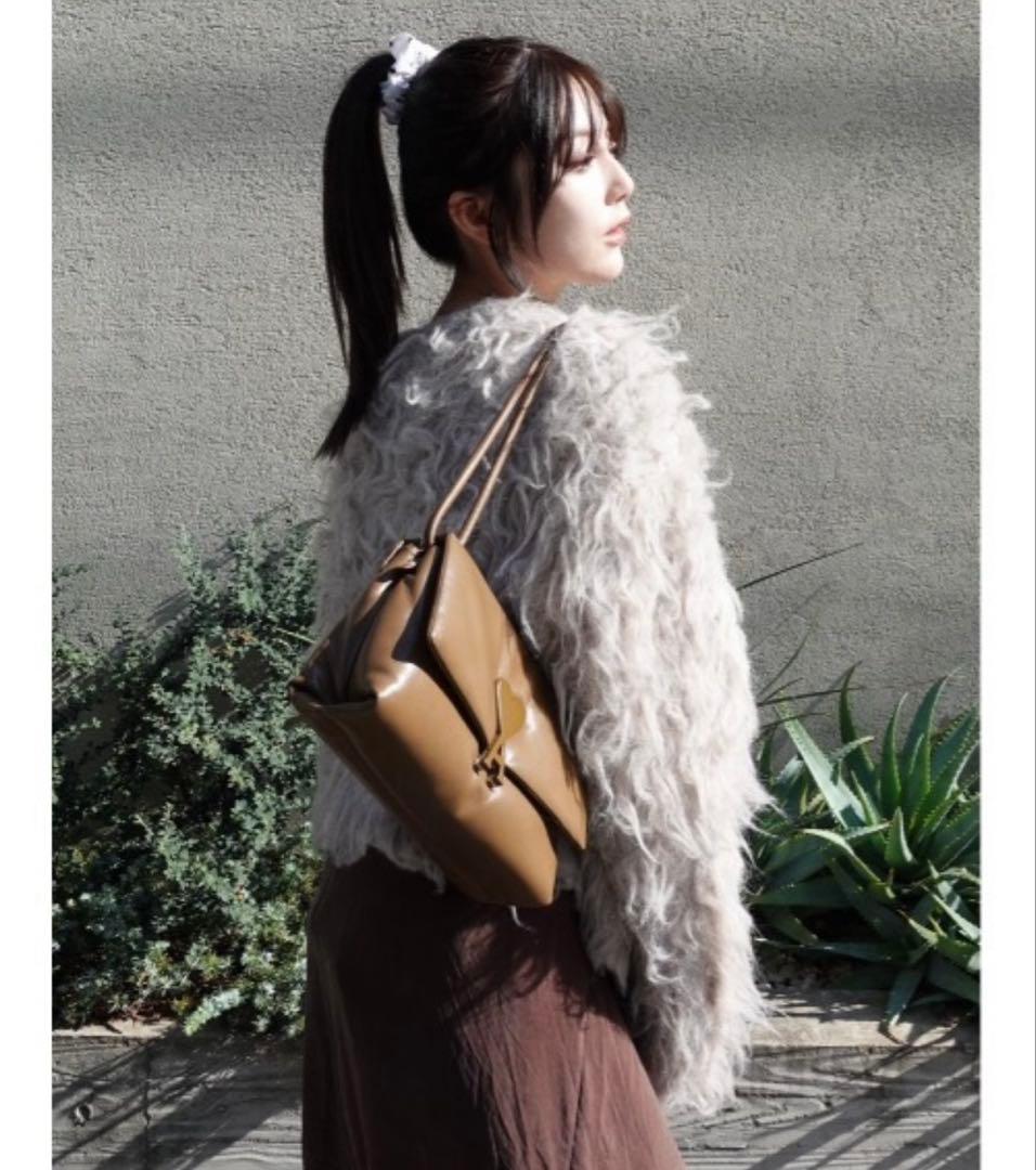 FRAY I.D♡2wayブラッシュシャギーカーディガン