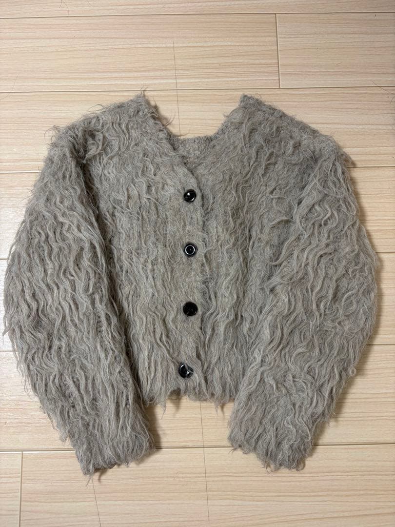 FRAY I.D♡2wayブラッシュシャギーカーディガン