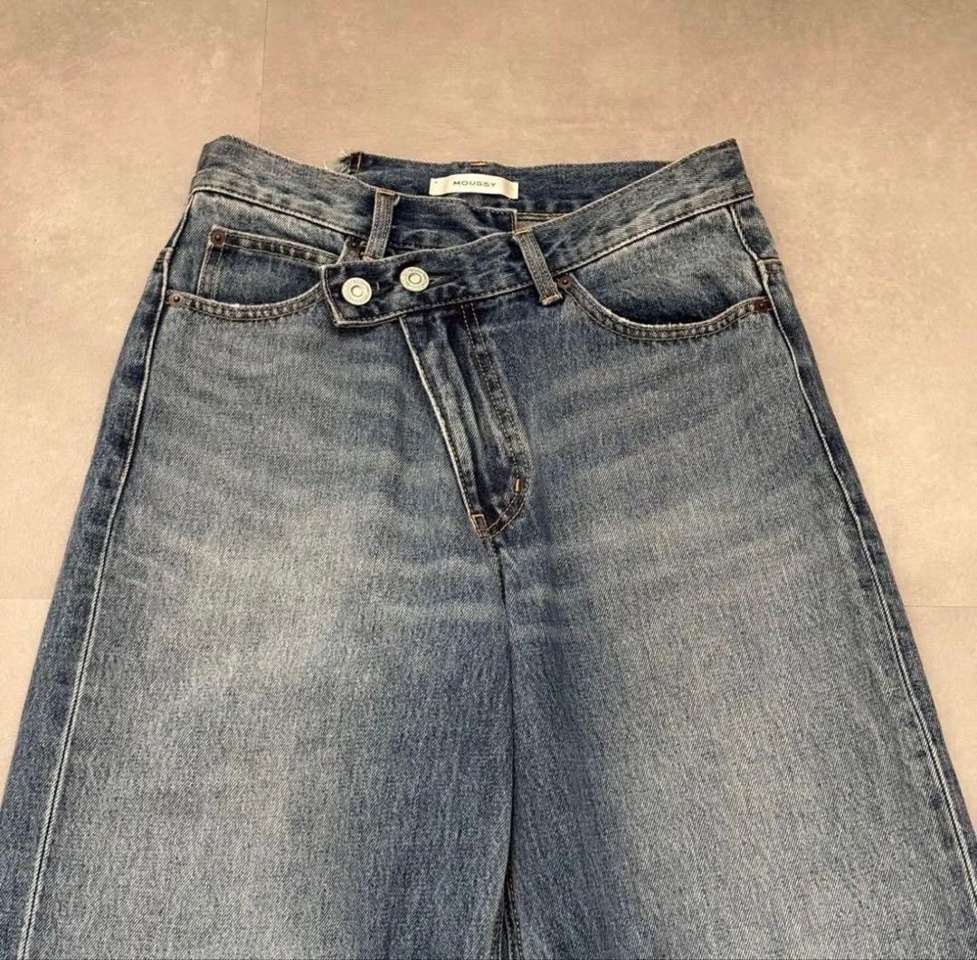 【人気商品】moussyクロスデニム