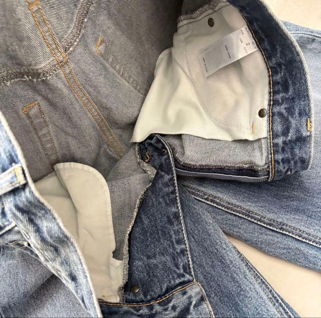 【人気商品】moussyクロスデニム