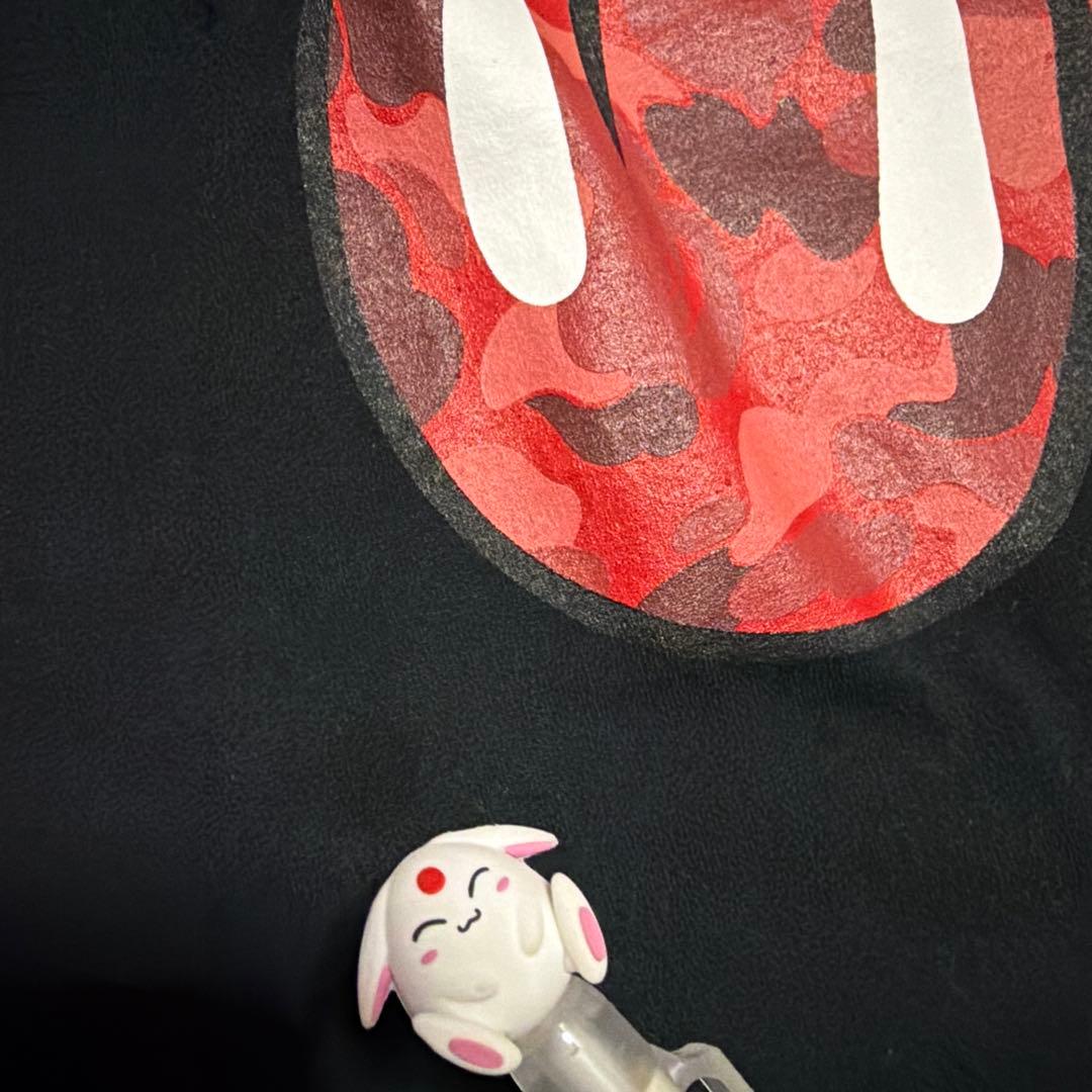 A BATHING APE BAPE ローリングストーンズ　tシャツ L 黒