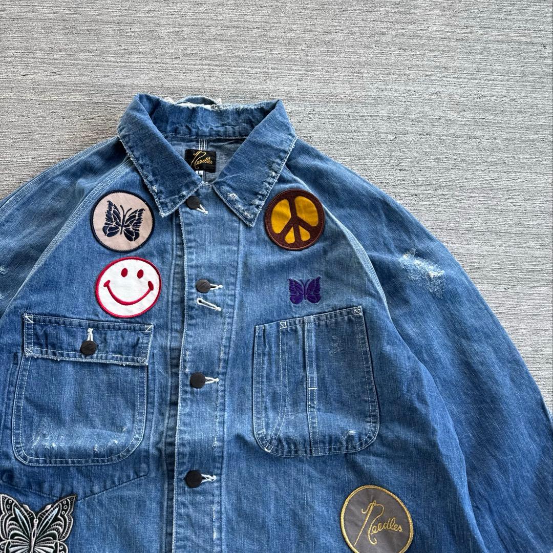 別注 22SS ASSORTED PATCH COVERALL JACKET