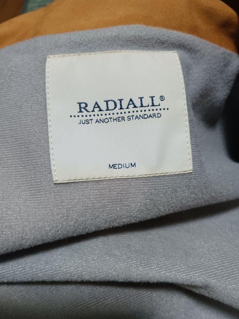 RADIALL 刺繍入りブラウンジャケット Mサイズ