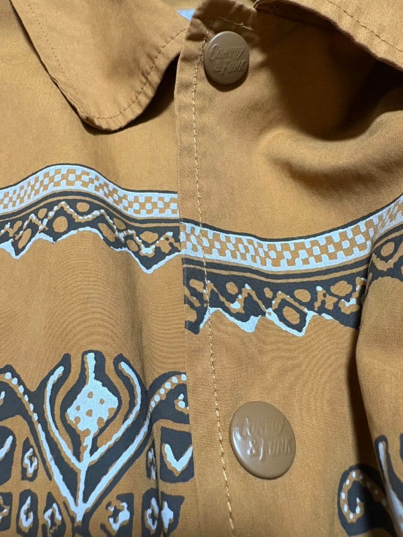 RADIALL 刺繍入りブラウンジャケット Mサイズ