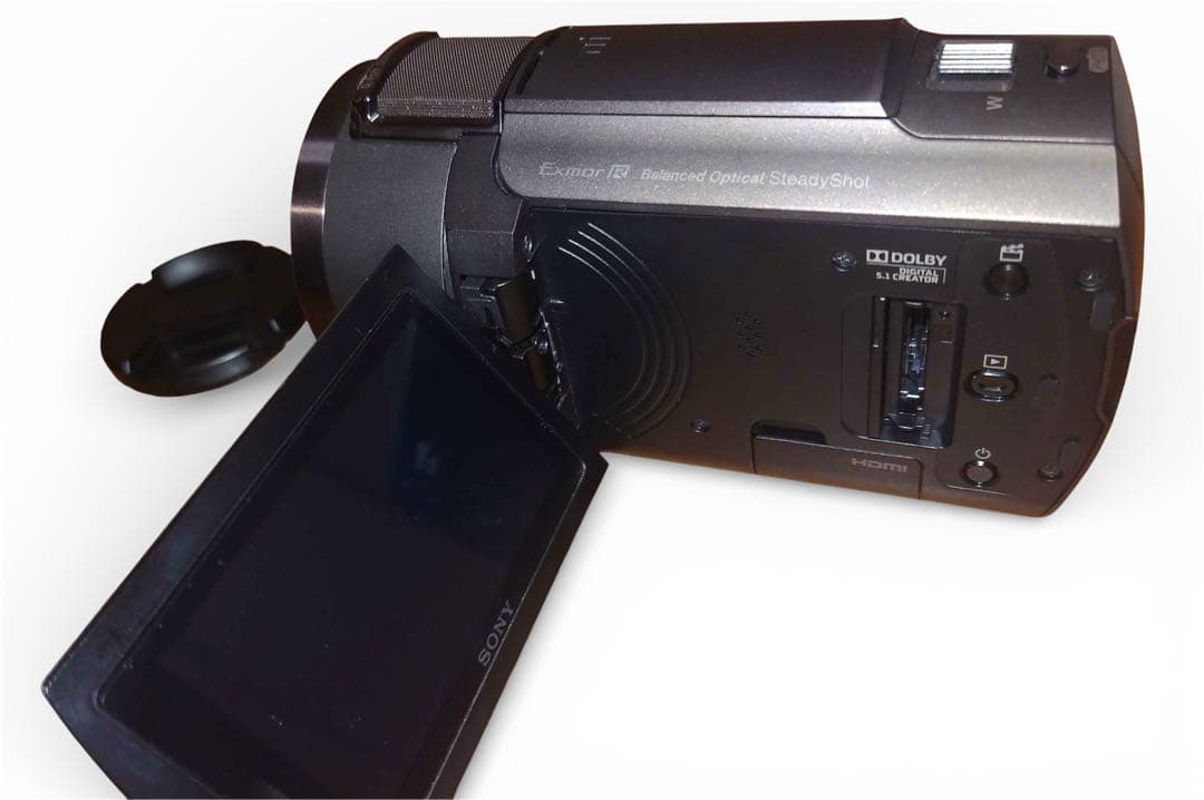 【SONY FDR-AX45】4K ビデオカメラ ZEISSレンズ★バッテリー付