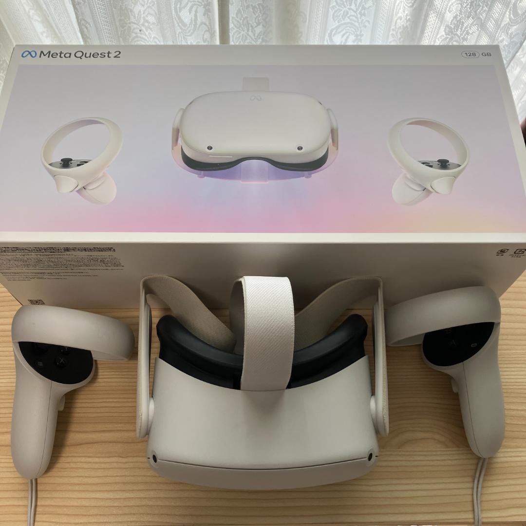 【使用回数数回のみ】 Quest 2 VRヘッドセット 128GB