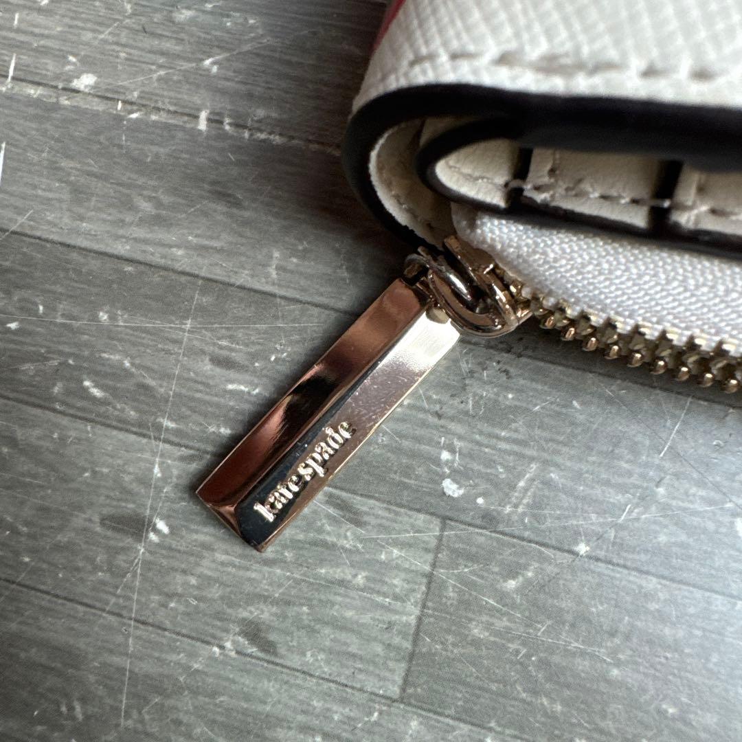 kate spade ケイトスペード とまと トマト折り財布 極美品