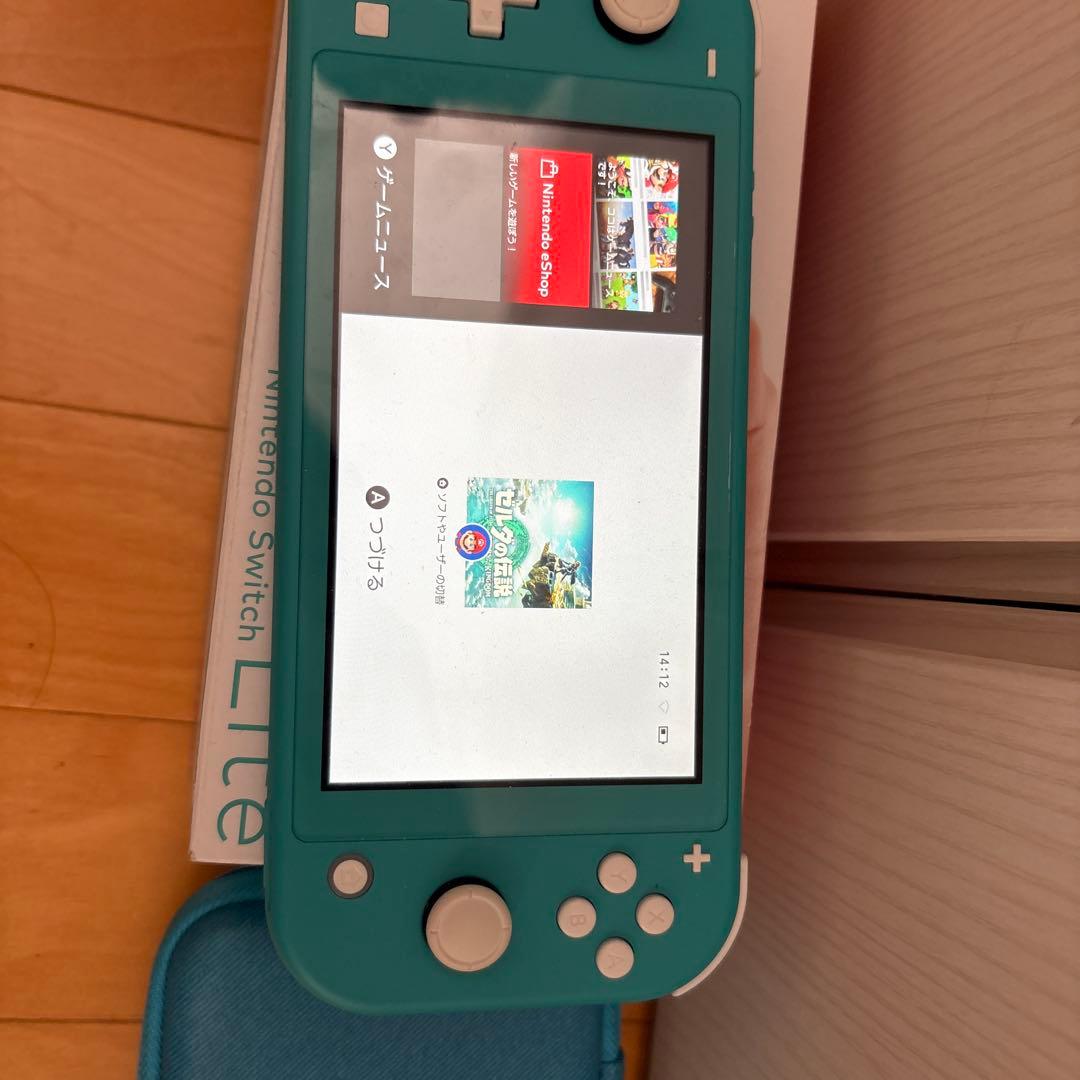 Nintendo Switch Lite ターコイズ 本体 + ケース