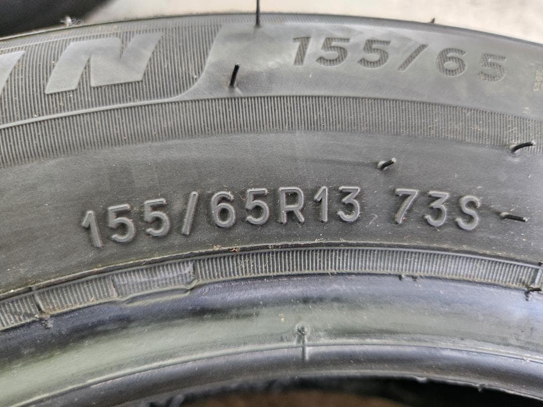 送料込☆2022年製 MICHELINミシュランタイヤ 155/65R13☆4本