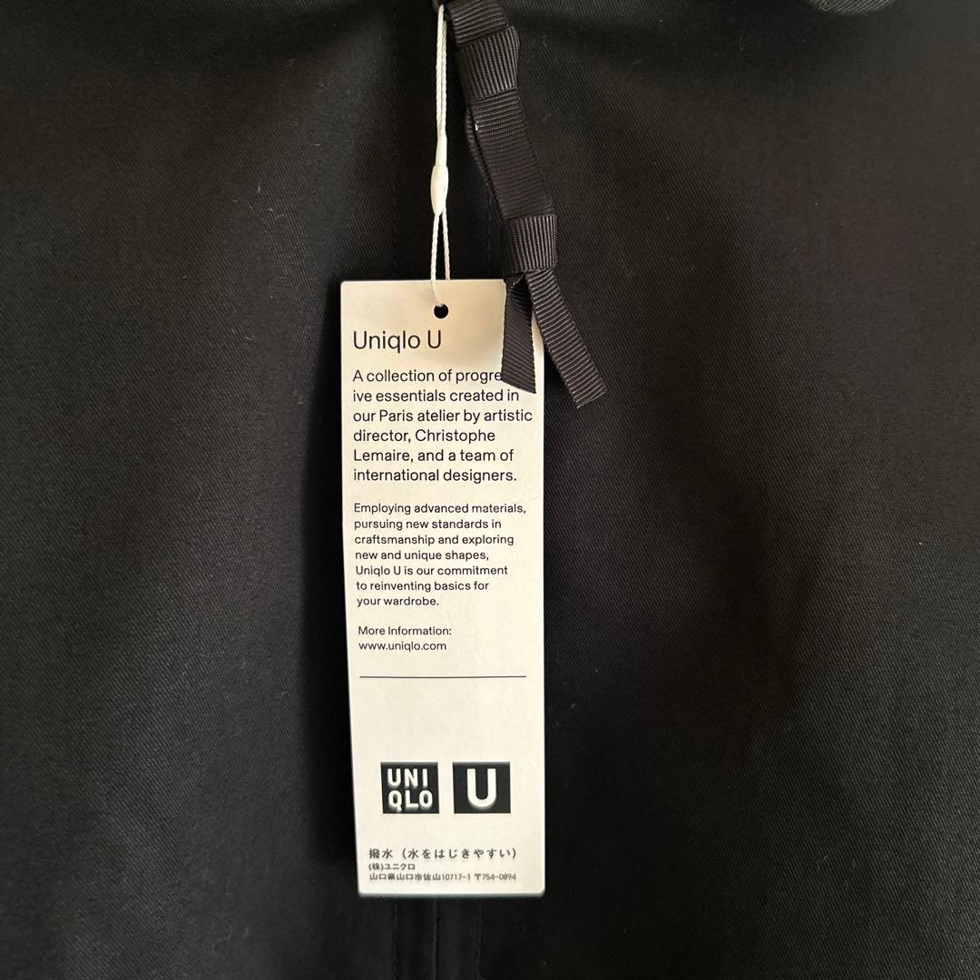 新品 UNIQLOUパフテックショートブルゾン ブラック M