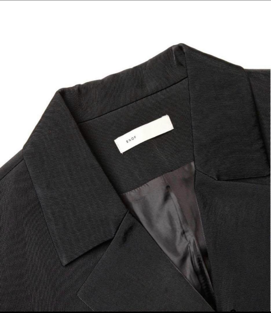 ENOFイナフ　twill slit jacketMサイズ　ブラック