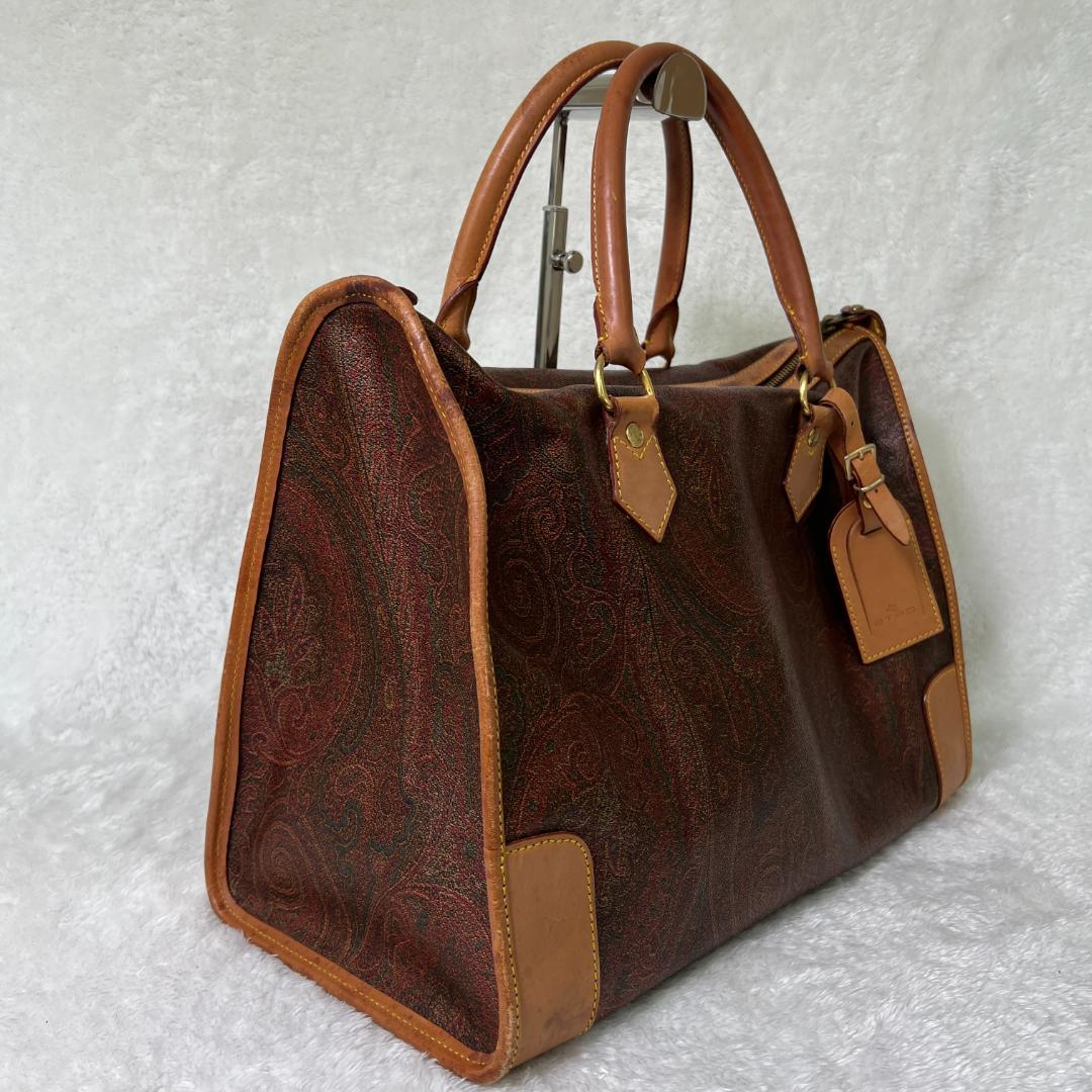 《美品》ETRO エトロ ペイズリー柄 ボストンバック