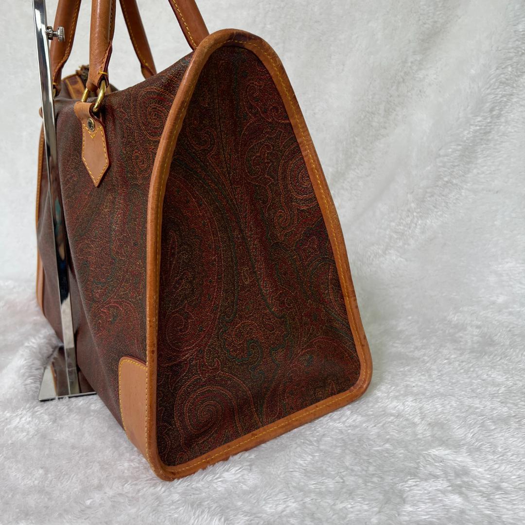 《美品》ETRO エトロ ペイズリー柄 ボストンバック
