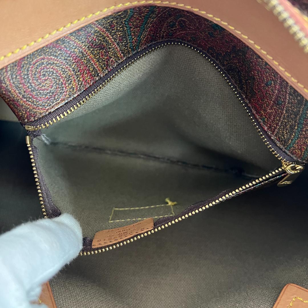 《美品》ETRO エトロ ペイズリー柄 ボストンバック