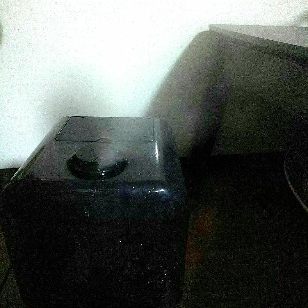 超音波加湿器 4.5L大容量 ブラック リモコン付 ライト付 家電 黒