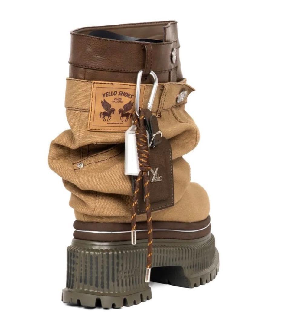 YELLO SOILPLATFORM SHORT BOOTS厚底ブーツ