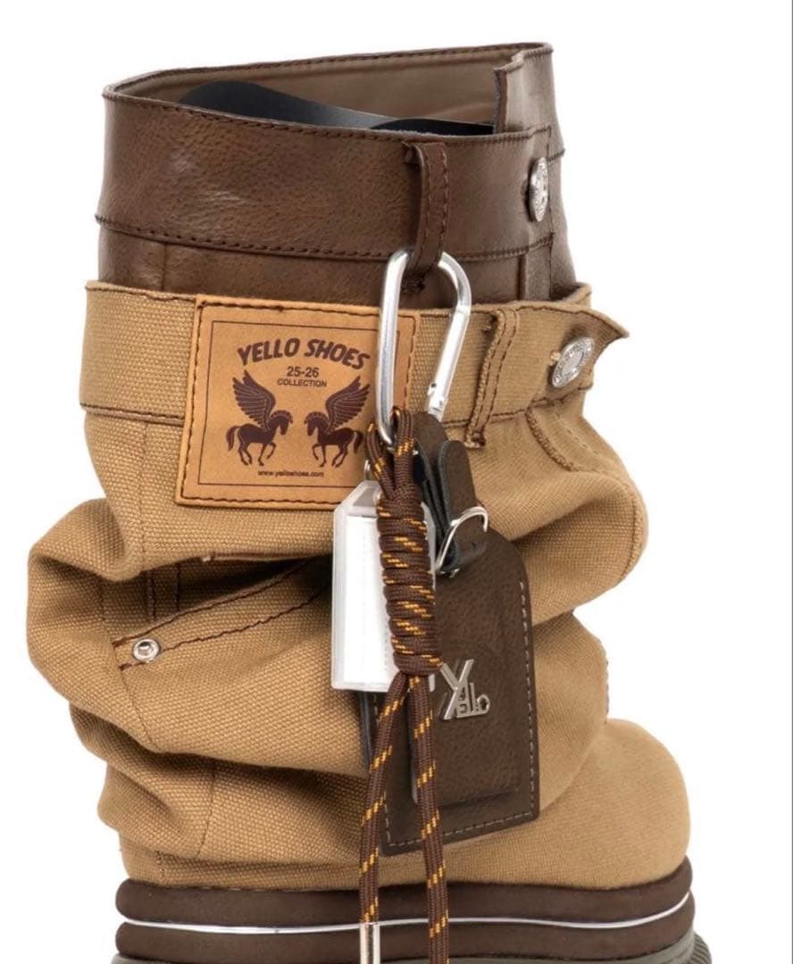 YELLO SOILPLATFORM SHORT BOOTS厚底ブーツ
