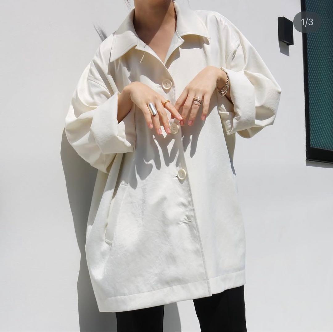 新品未使用　aere アエレ vintage satin coat サテンコート