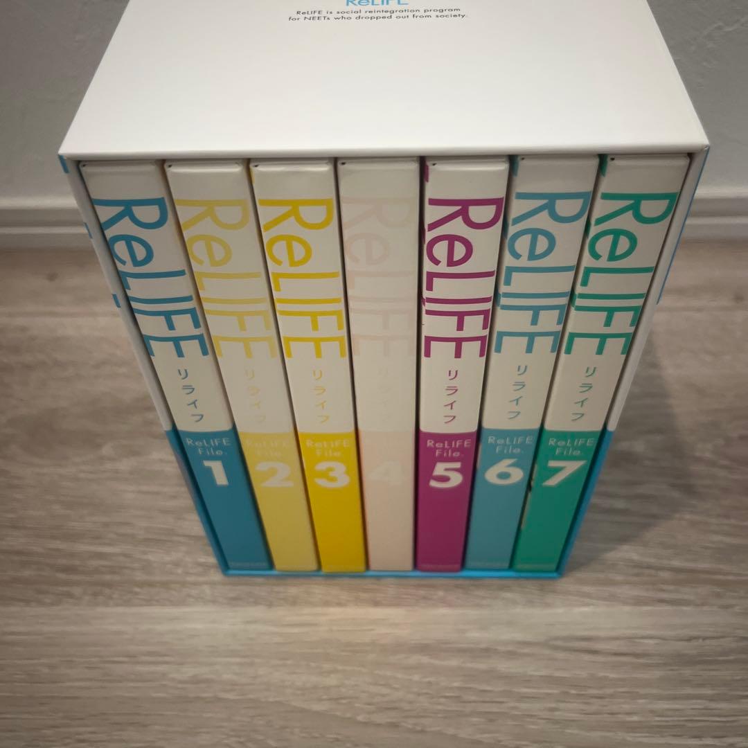 アニメDVD ReLIFE 完全生産限定版 BOX付き全7巻セット