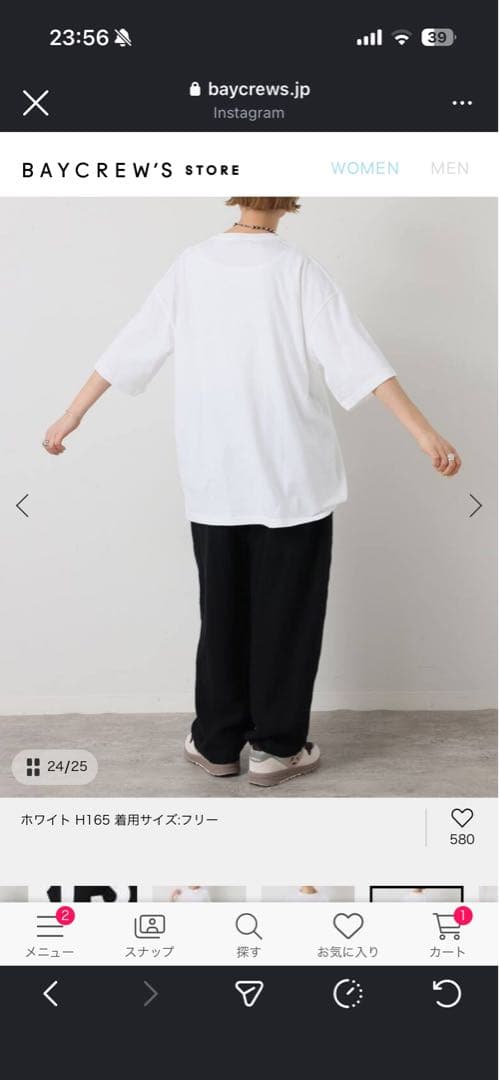 journal standard luxe × CLUEL プリント BIG-T