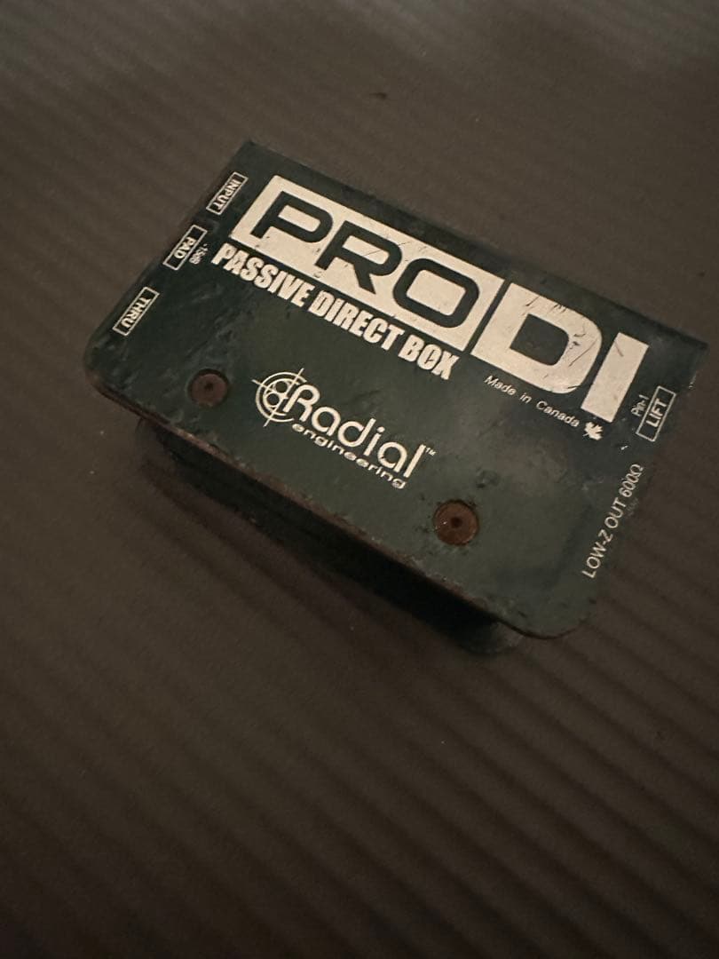Radial PRO DI パッシブダイレクトボックス