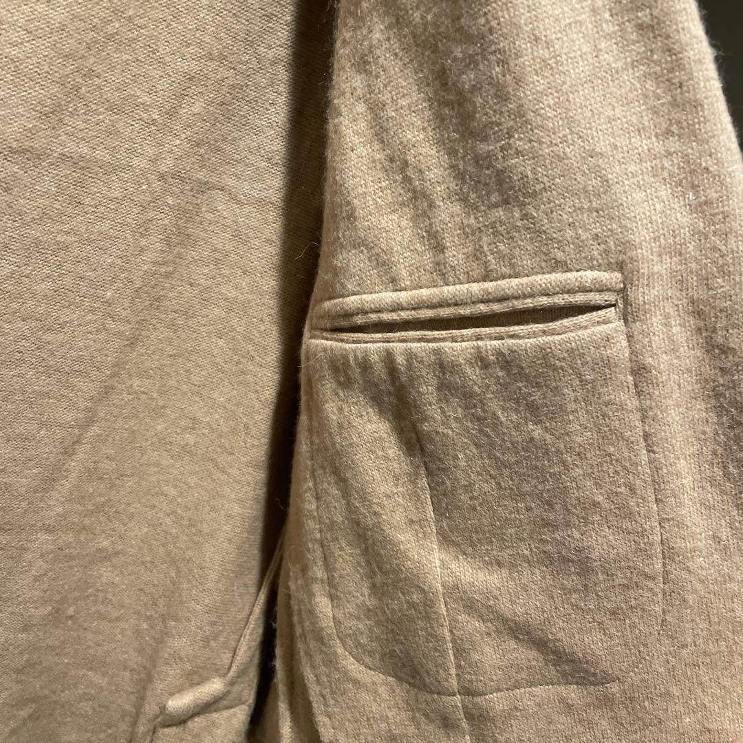 【近年モデル】LARDINI ジャケット ニット素材 アルパカ混 ベージュ
