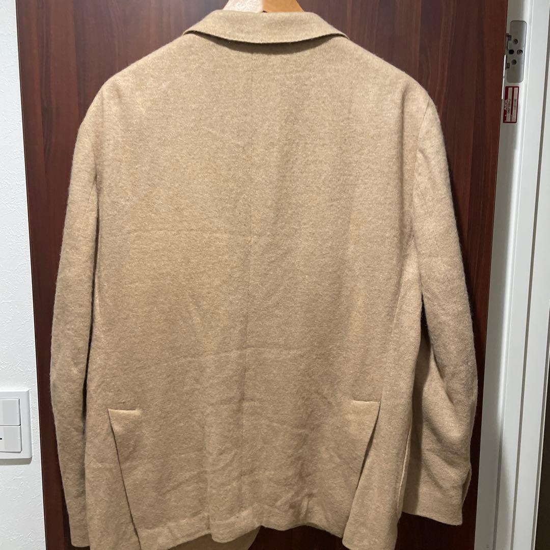 【近年モデル】LARDINI ジャケット ニット素材 アルパカ混 ベージュ