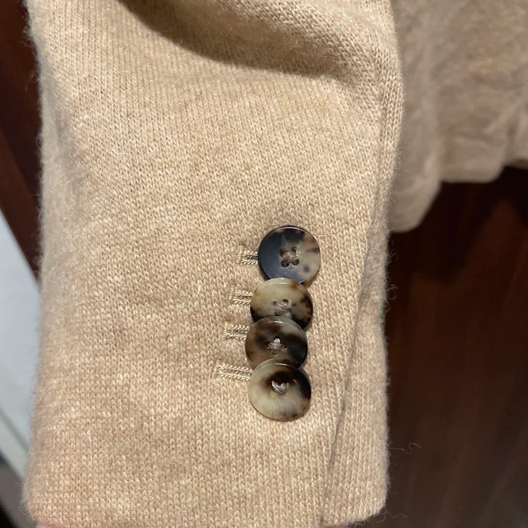 【近年モデル】LARDINI ジャケット ニット素材 アルパカ混 ベージュ