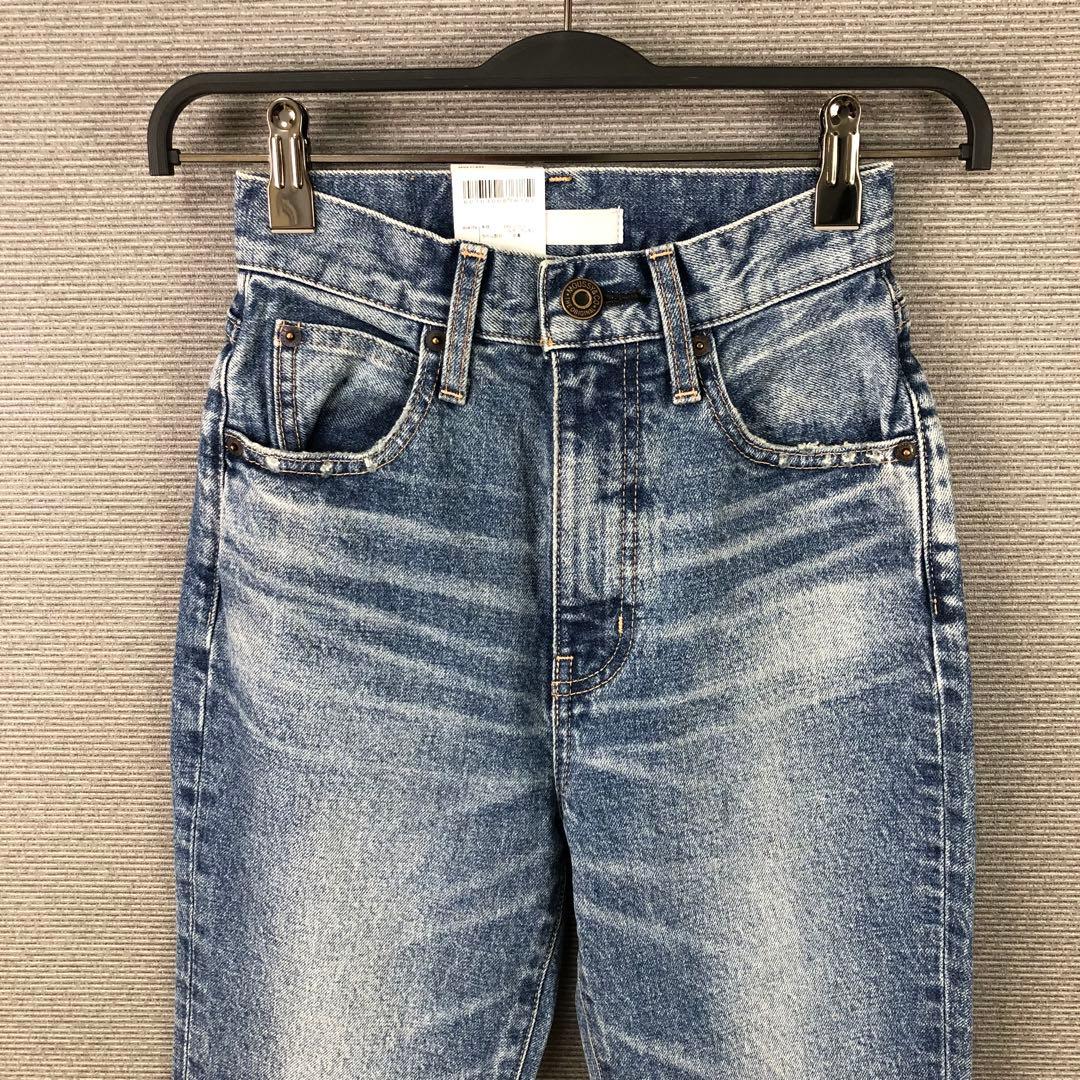 未使用品 MOUSSY MVS FLARE 23 BLU ブルー