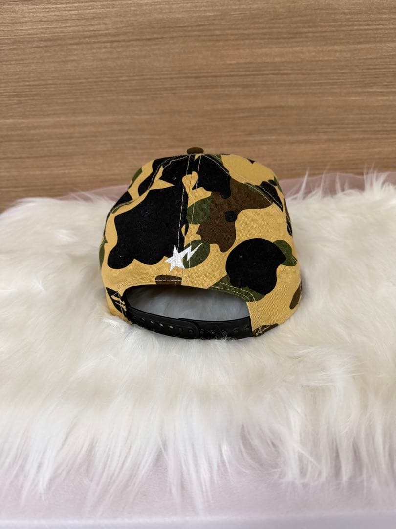 A BATHING APE × NEW ERA キャップ　コットン　カモフラ