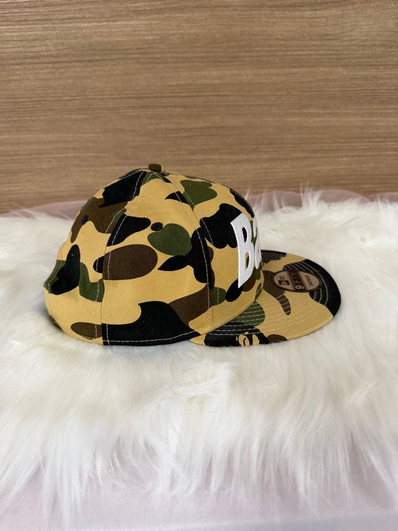 A BATHING APE × NEW ERA キャップ　コットン　カモフラ