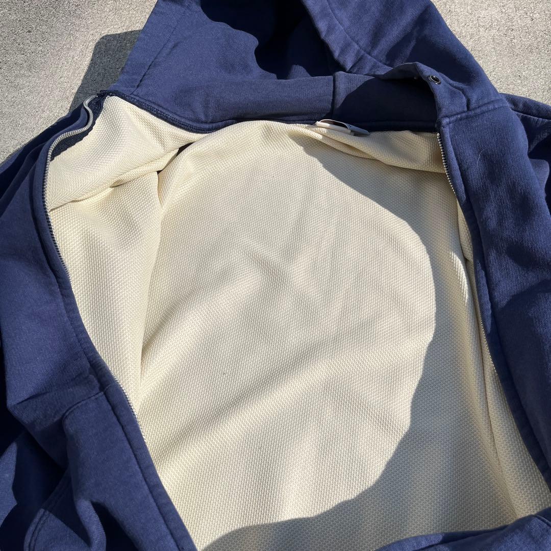 90’s USA製 Carhartt 茄子紺 スウェット ジップパーカー　XL