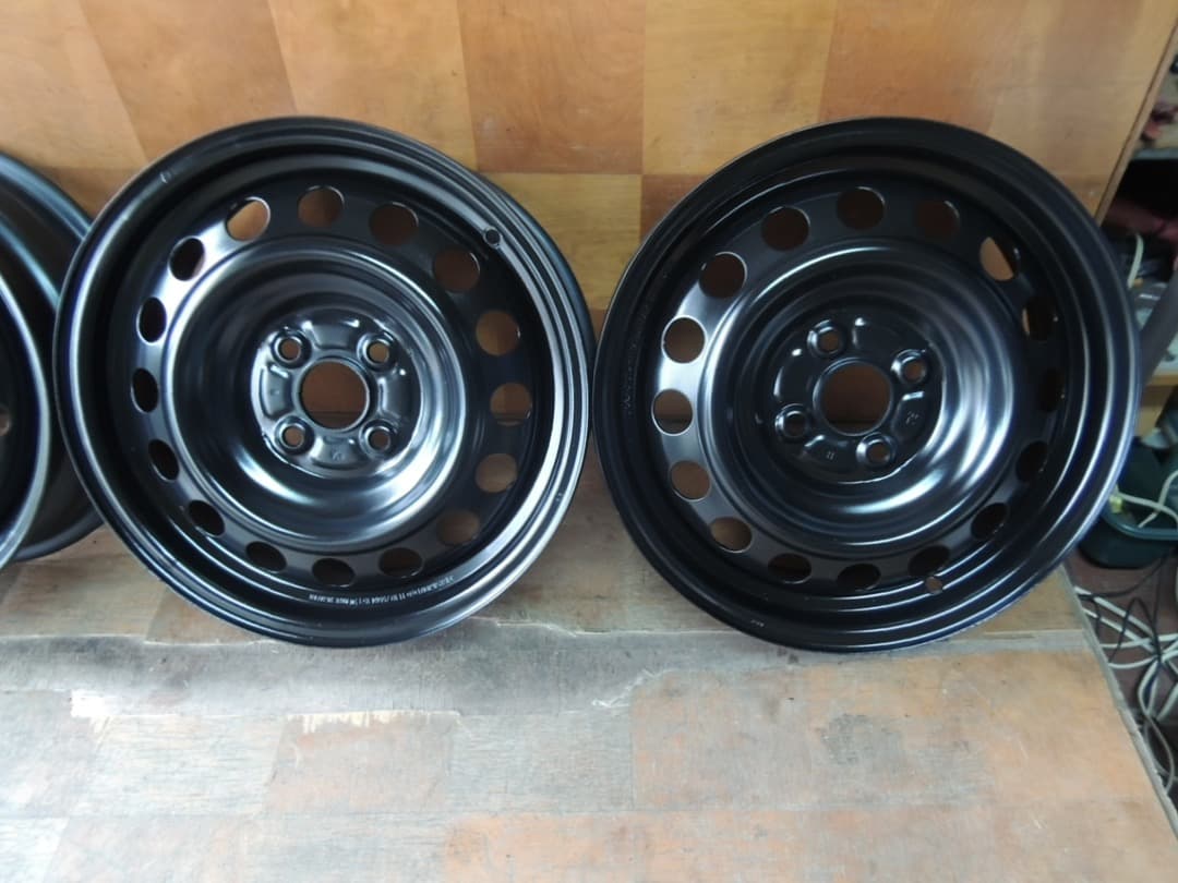 C105 15x5.5J 4穴 アクア純正 スチールホイール 15インチ 4本