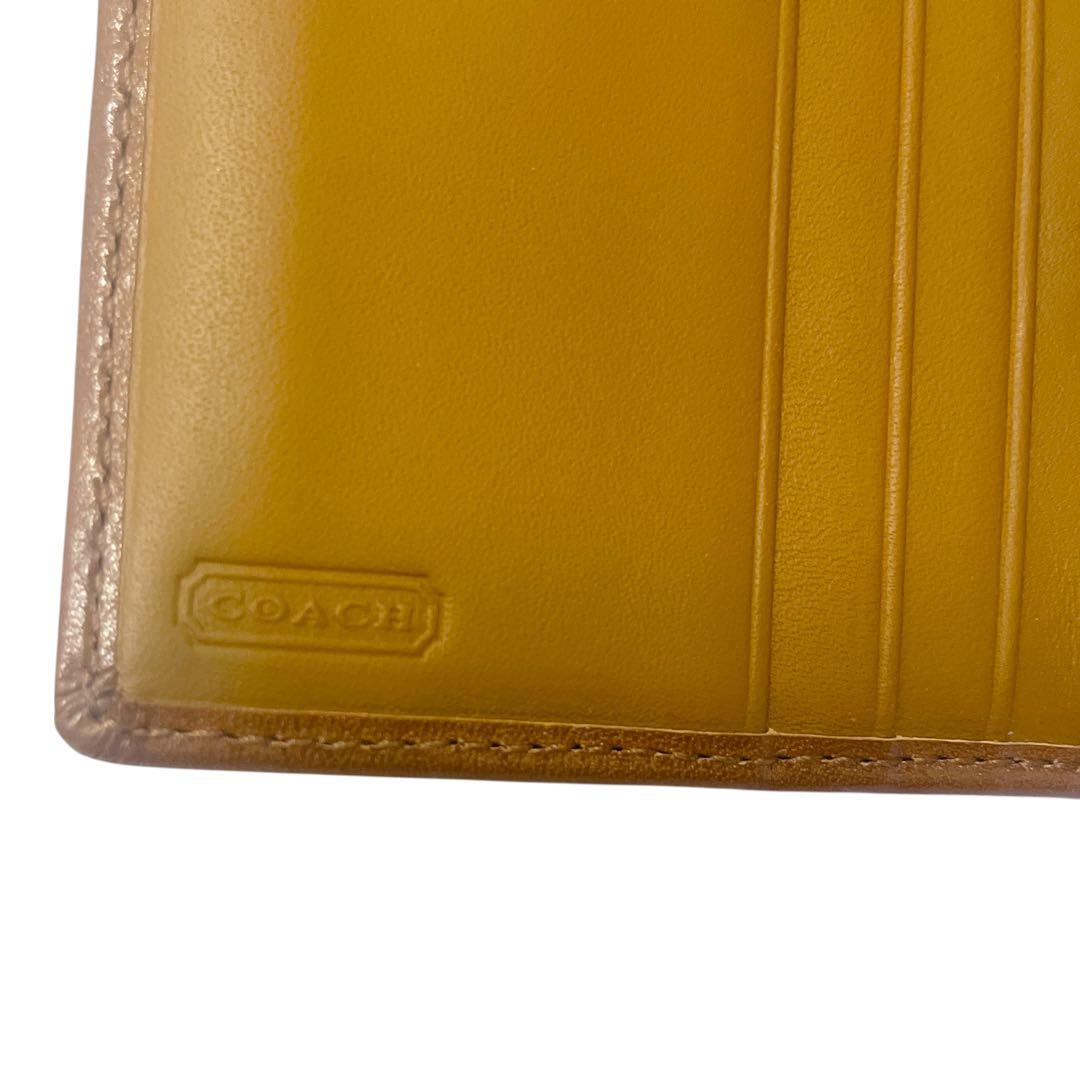 【未使用】COACH SOHO二つ折り財布 ソーホー ダブルフラップシグネチャー