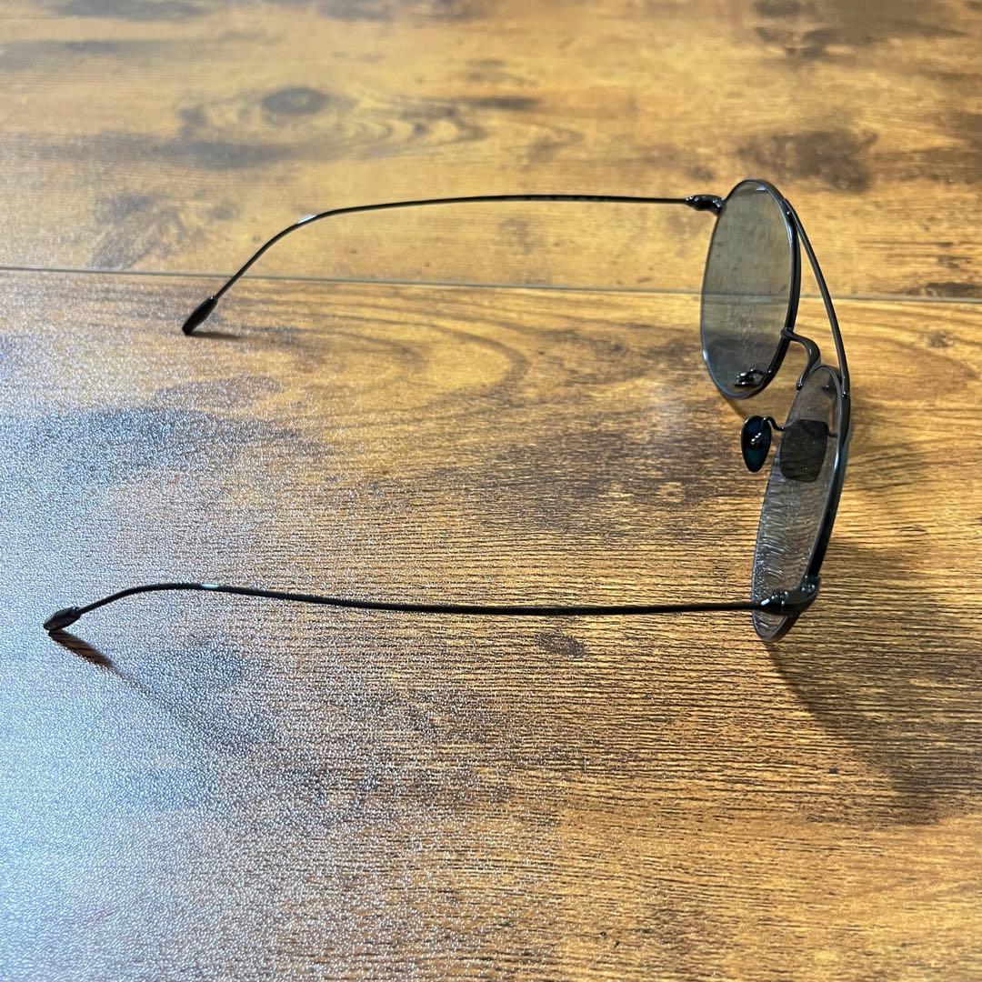 【良品】GIORGIO ARMANI サングラス 青×黒〈定価25,980円〉