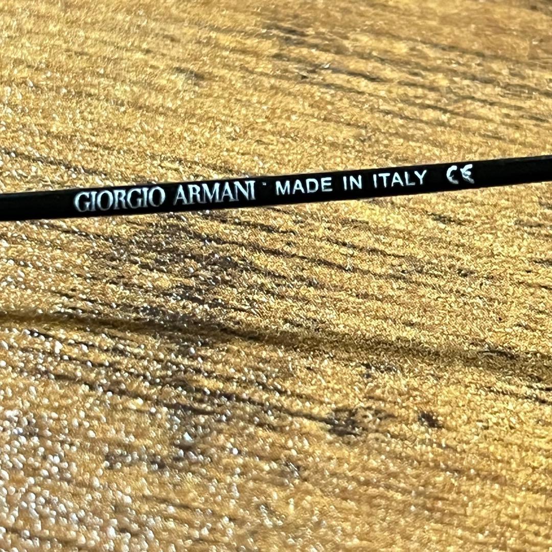 【良品】GIORGIO ARMANI サングラス 青×黒〈定価25,980円〉