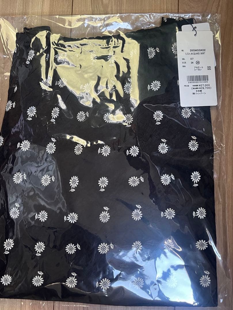 THE SHINZONE ILICAJACQUARDSKIRT ブラック36