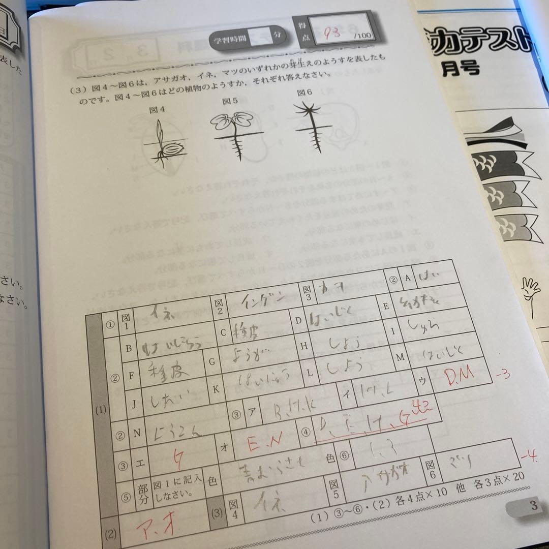 【超レア】グノーブル内部生用　6年理科基礎力テスト+理科・知識のまとめ全13冊