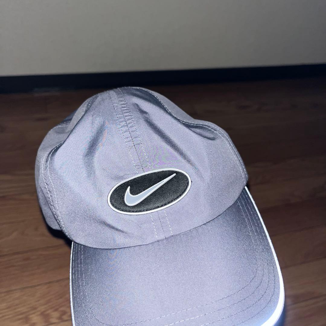NIKE ゴルフ　リフレクターキャップ　ナイキ　　キャップ　00s グレー