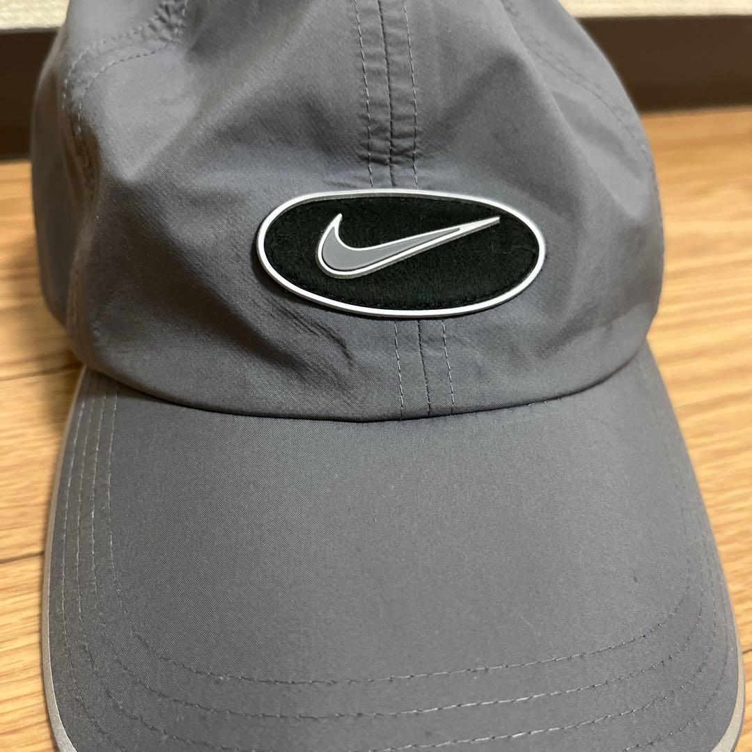 NIKE ゴルフ　リフレクターキャップ　ナイキ　　キャップ　00s グレー