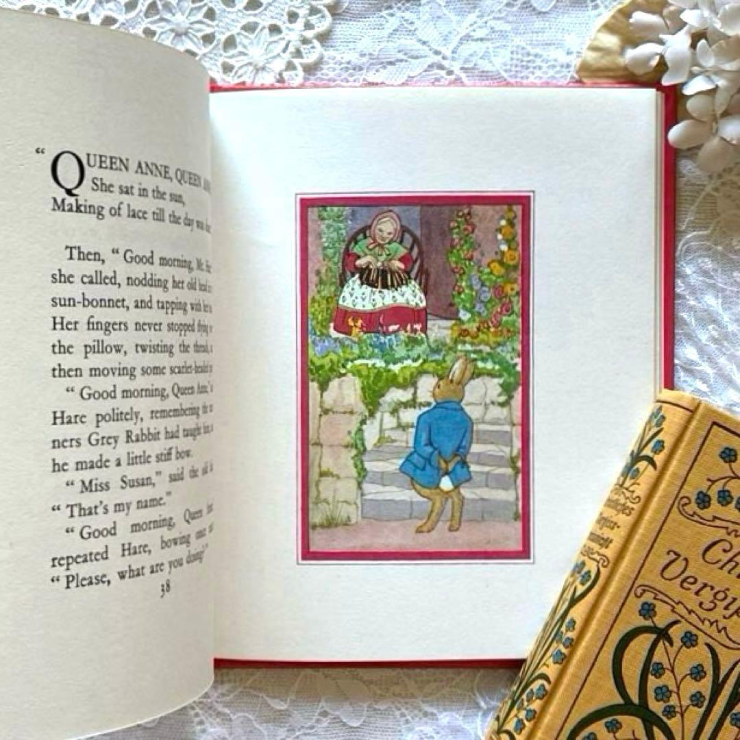 RN181 洋書古書 イギリスヴィンテージ絵本 リトルグレイラビット ②