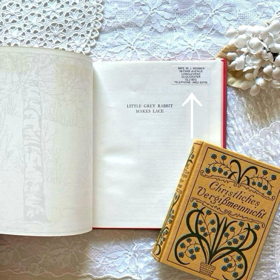 RN181 洋書古書 イギリスヴィンテージ絵本 リトルグレイラビット ②