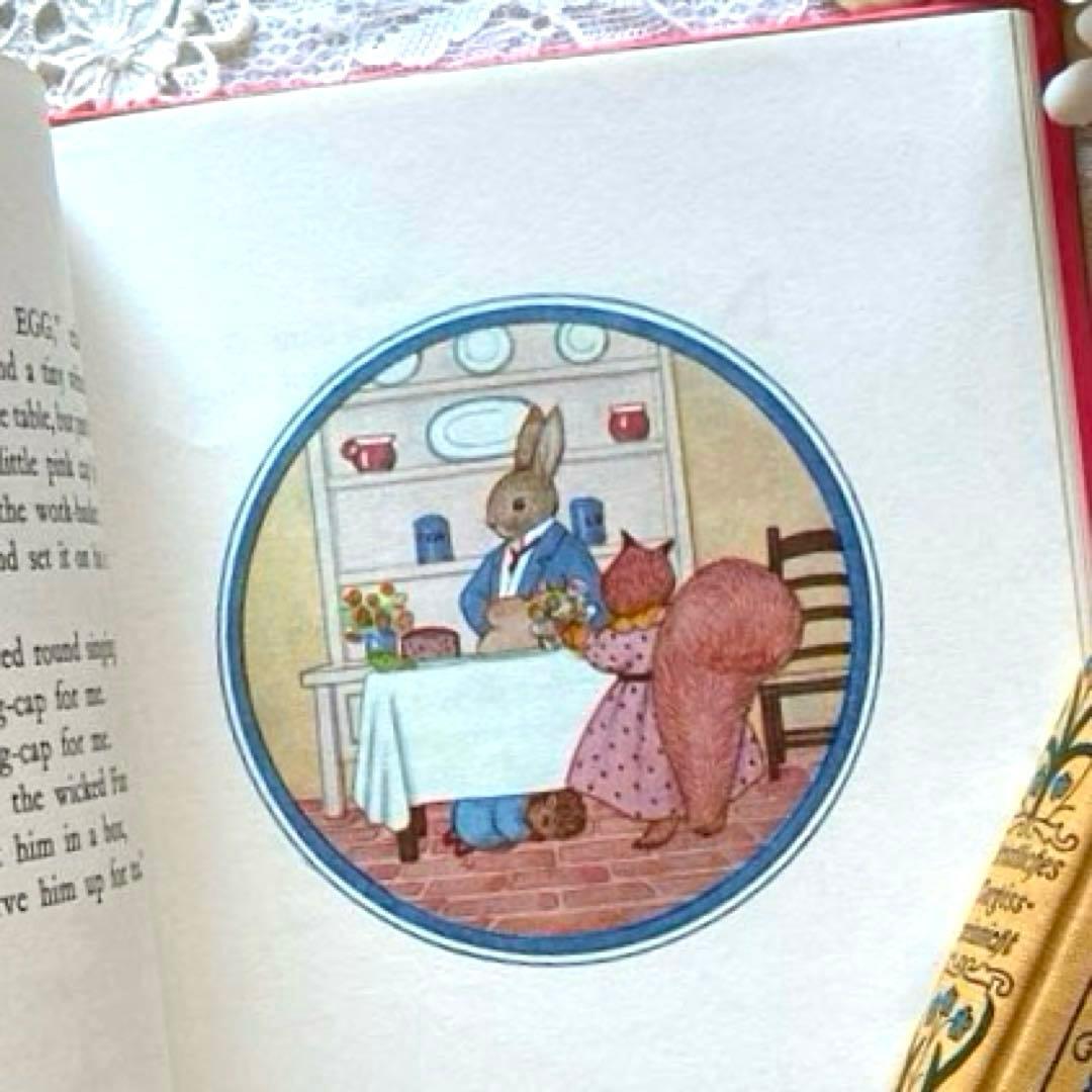 RN181 洋書古書 イギリスヴィンテージ絵本 リトルグレイラビット ②