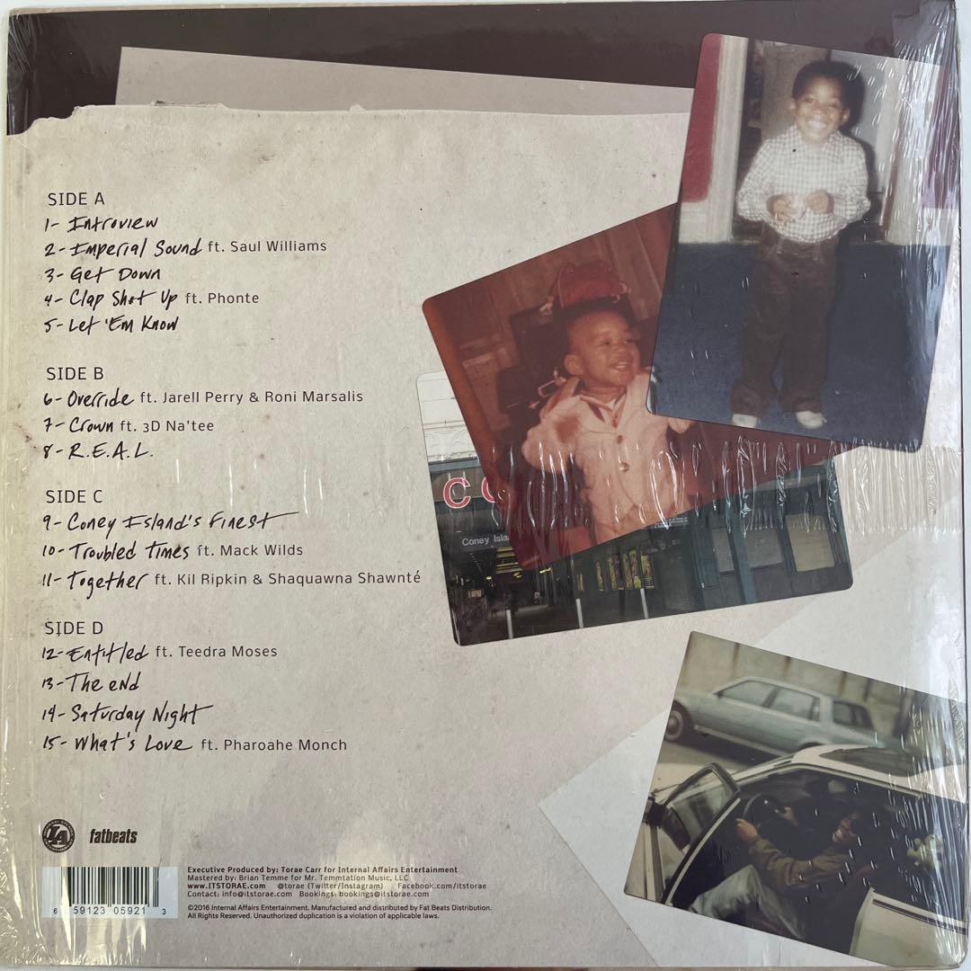 2LP Torae / Entitled US盤 ヒップホップ 名盤