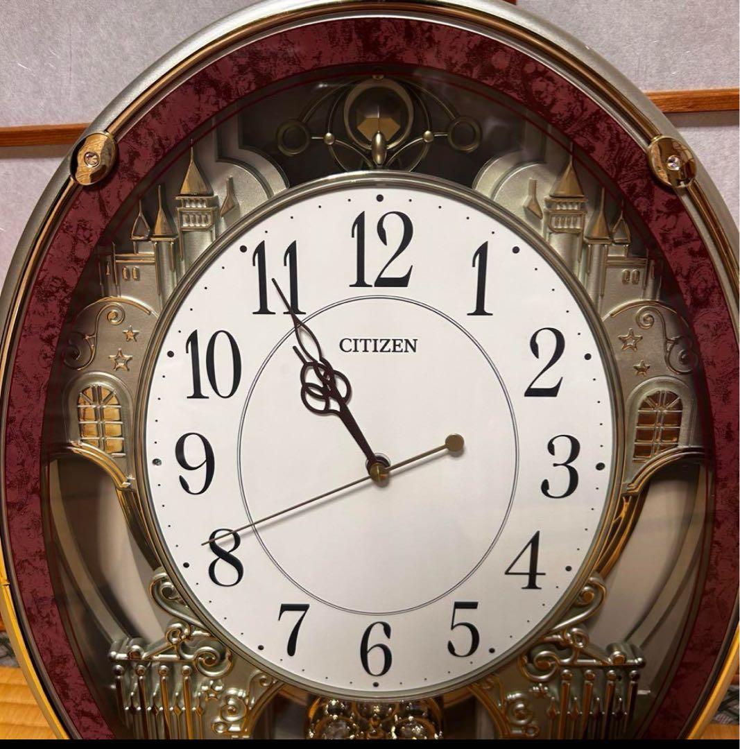 【極美品】CITIZEN シチズン パルミューズプラウド 壁掛け 電波時計