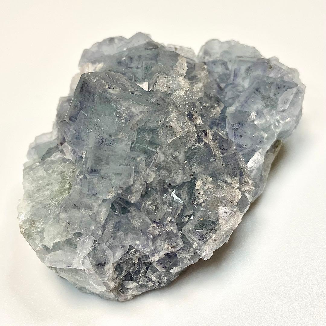 ブルー　フローライト　蛍石　クォーツ　水晶　鉱物標本　原石　天然石　ストーン