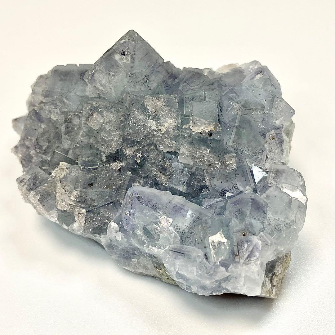 ブルー　フローライト　蛍石　クォーツ　水晶　鉱物標本　原石　天然石　ストーン